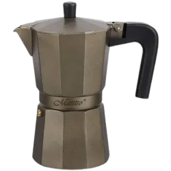 Кавоварка гейзерна 300 мл Espresso Moka Maestro MR-1666-6-BROWN