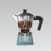 Кавоварка гейзерна 300 мл Espresso Moka Maestro MR-1666-6-BROWN