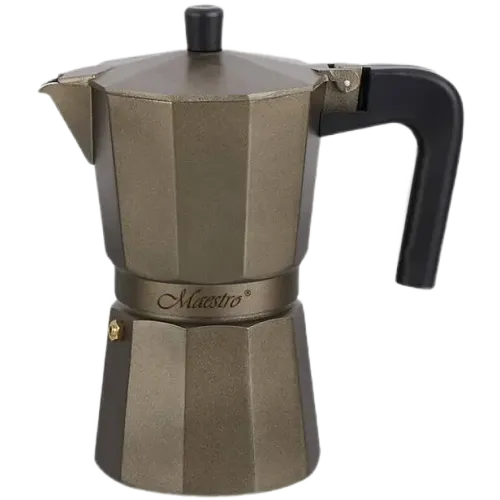 Кавоварка гейзерна 300 мл Espresso Moka Maestro MR-1666-6-BROWN